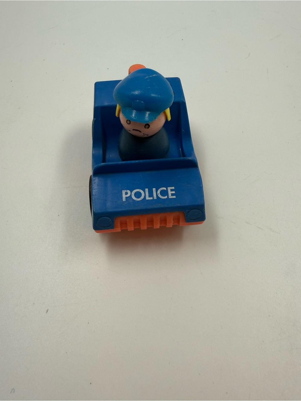 Vintage little people police car & woman